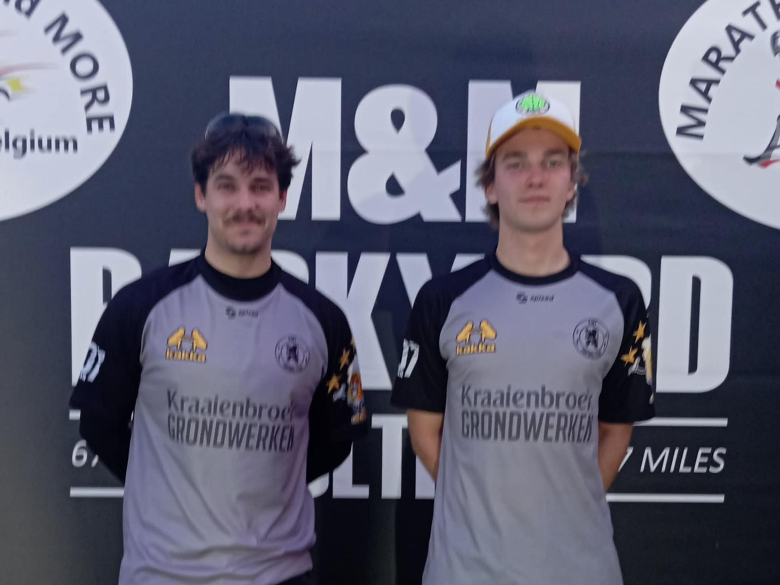 Me after finishing the Torhout Half Marathon with my medal